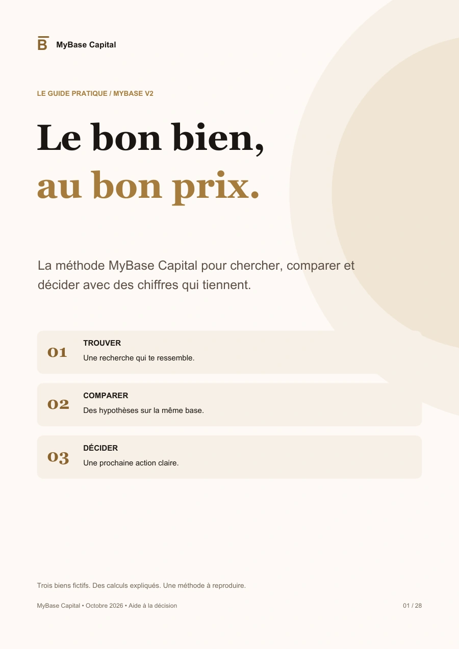 Couverture : Le bon bien au bon prix