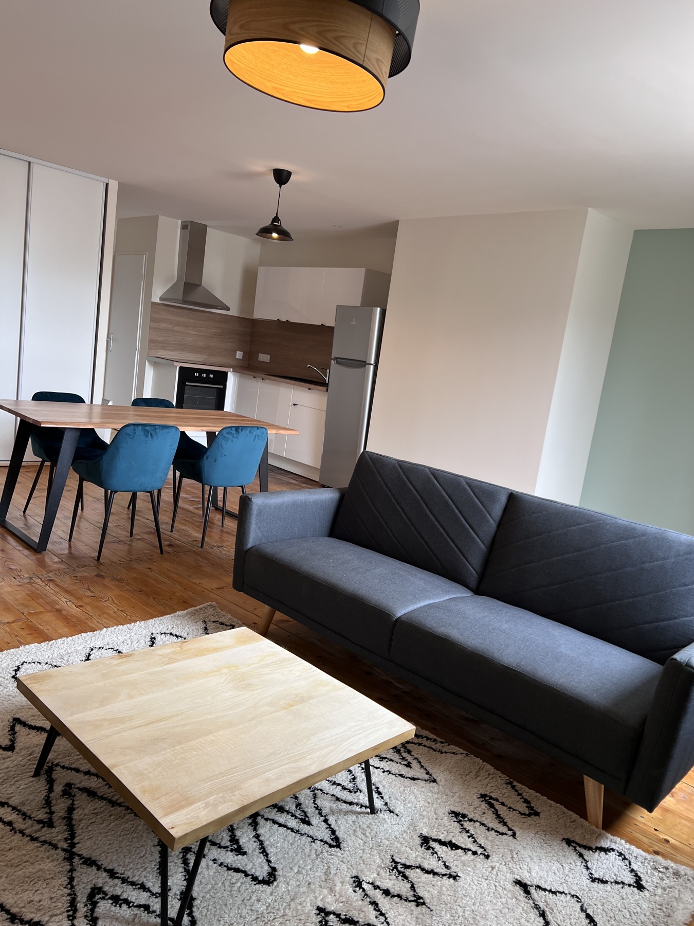 Un espace après les travaux